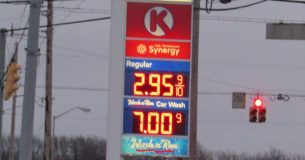 Gas prices climbed to average of $3.24 a gallon in Indiana